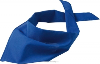 Jednoduchý trojcípý šátek, royal modrý