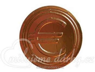 čokoládová mince Euro, 200g
