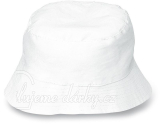 Lehký bílý plátěný klobouk, odběr 1 ks