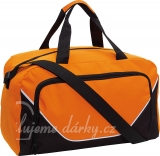 oranžová cestovní taška s velkou přední kapsou S