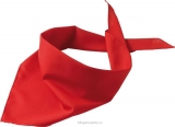 Jednoduchý trojcípý šátek, červený