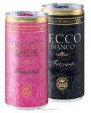 SECCO bianco, rosato frizzante, šumivé víno v plechovce 0,2l, balení 12ks