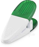 Nalepovací kolíček - memory klip na spisy - zeleno - s magnetem