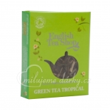 MINI TEA, BIO pyramidový čaj,GREEN TEA TROPICAL, světle zelený obal