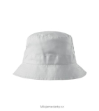 Bílý plátěný klobouk classic, 1ks