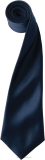 Jednoduchá saténová kravata, šířka 8,5cm, barva modrá, navy blue 