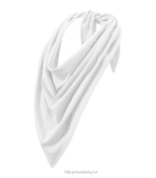 Trojcípý sportovní žerzejový šátek, bílý