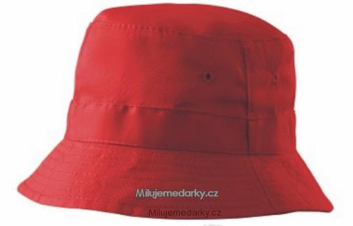 dětský klobouček classic červený
