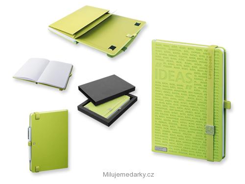 Lanybook IDEAS zelený zápisník