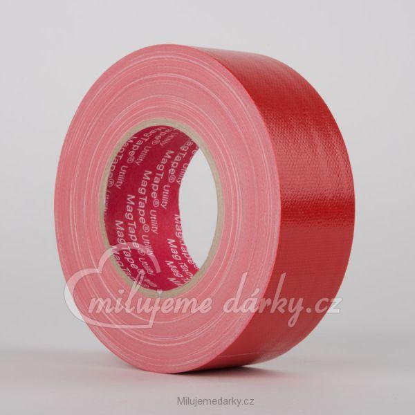 MAGTAPE - GAFFA TAPE červená lesklá STANDARD - UTILITY
