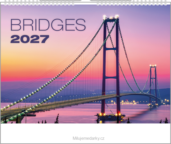 BRIDGES 2027, nástěnný kalendář 450x315 mm