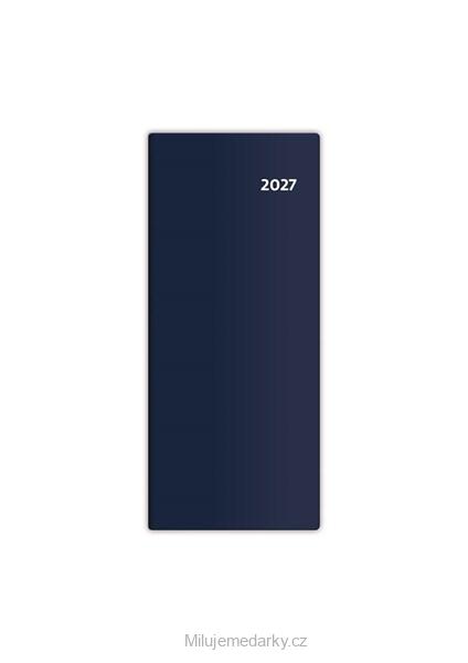 KAPSÁŘ tenký měsíční plánovací diář 2027 černý
