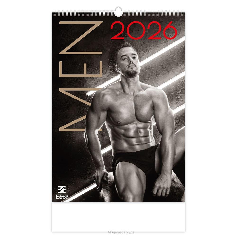 MEN III., nástěnný kalendář, 2026, rozměr 45x52 cm