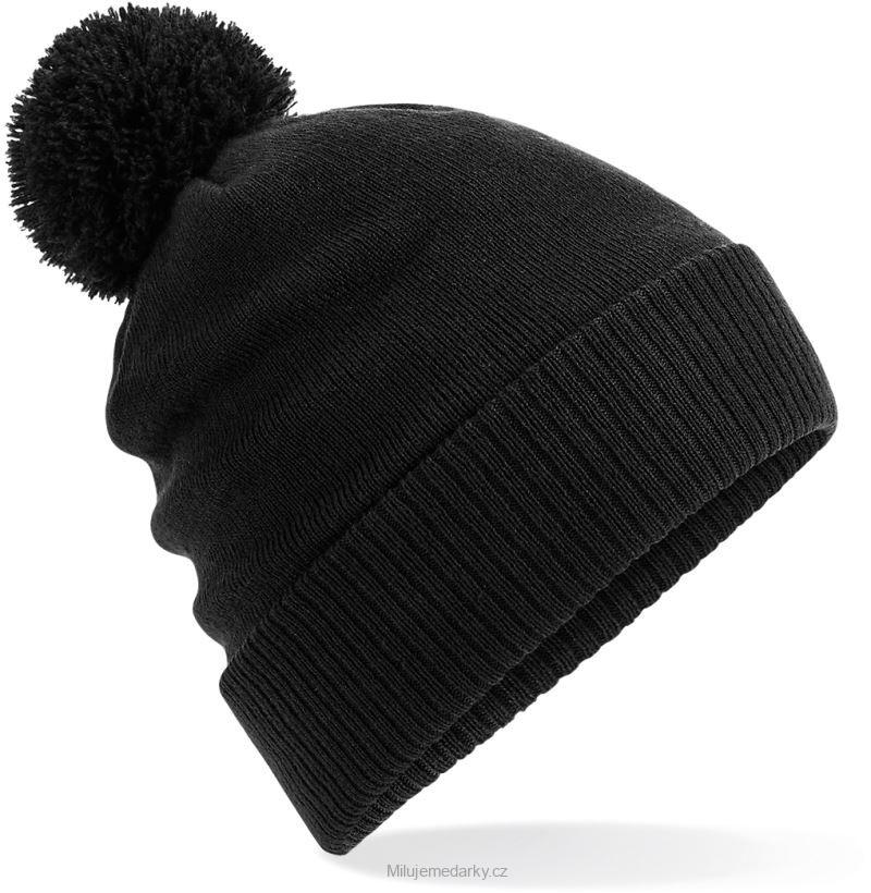 Pletená zimní čepice "Thermal Snowstar®" Beechfield černá