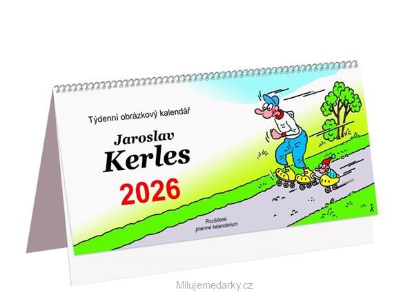 Stolní týdenní kalendář KERLES, 2026