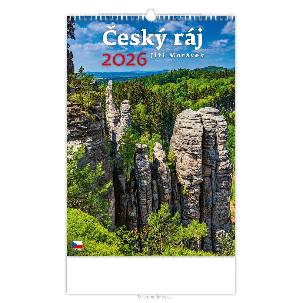 ČESKÝ RÁJ nástěnný kalendář 2026