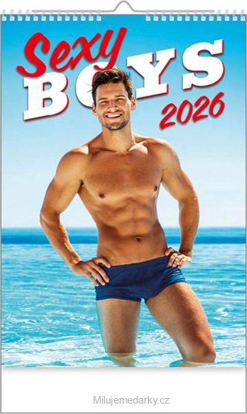 Sexy Boys, nástěnný kalendář 2026