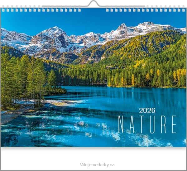 NATURE, nástěnný kalendář 2026, rozměr 560x420 mm