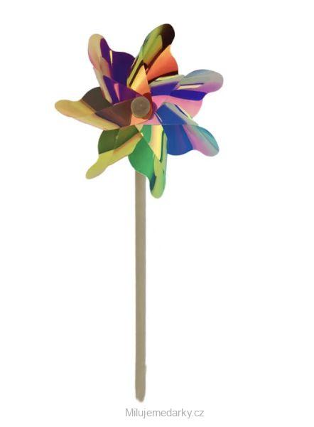 Duhový dekorační větrník 31cm
