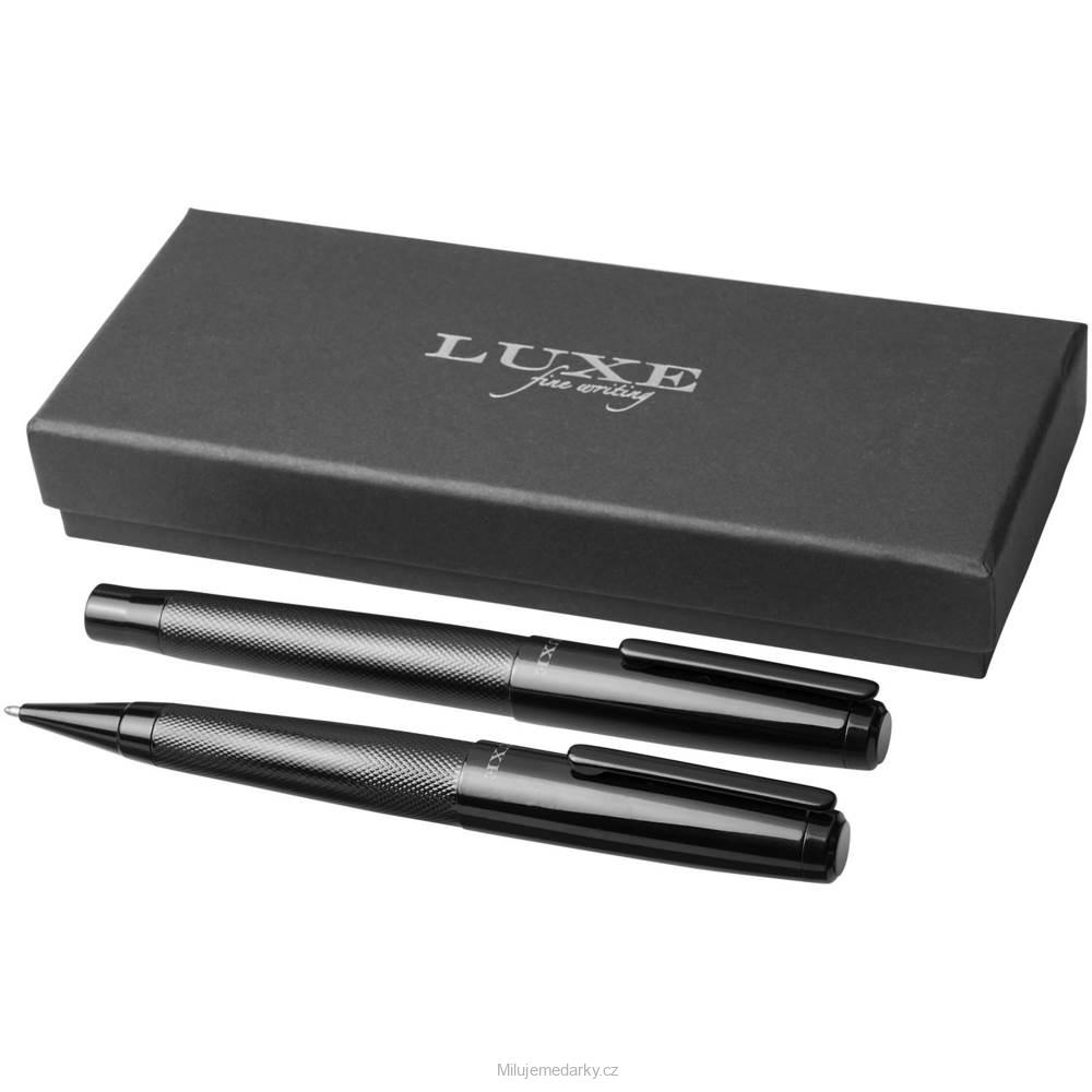Dárkový set kuličkového pera a rolleru LUXE GLOSS