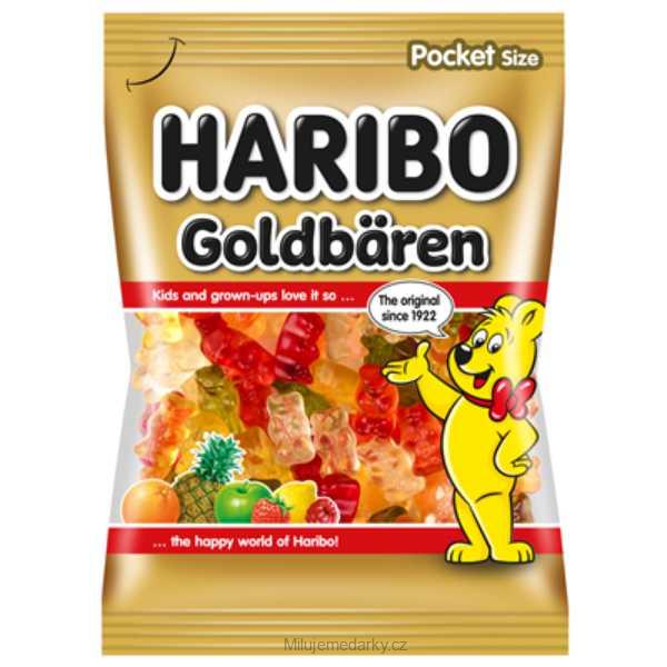 HARIBO Goldbären/Medvídek zlatý ovocné želé 100 g