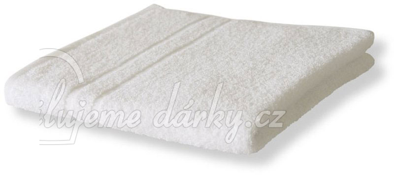 bílý froté ručník LUXURY, gramáž 400 g/m2