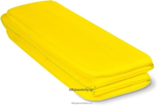 skládací nylonová podložka na sezení, žlutá