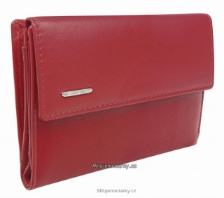 dámská kožená peněženka Samsonite - červená