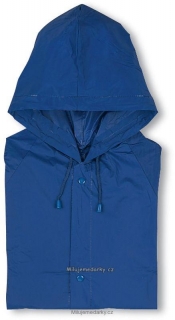 modrá pláštěnka z PVC, velikost XL