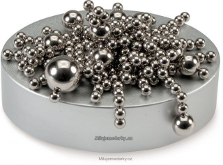 Antistressové kovové kuličky s magnetem, 50 ks