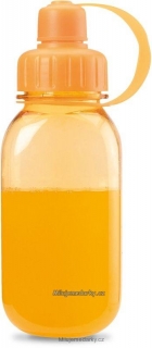 plastová oranžová láhev na nápoje 0,5 l