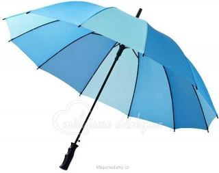 Modrý automatický deštník s odstínovaným potahem