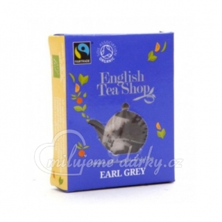 MINI TEA, BIO pyramidový čaj, černý Earl Grey, modrý obal