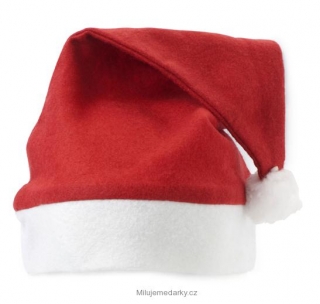 Tradiční vánoční červeno-bílá čepice 