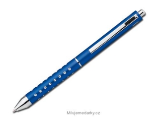 kovové multifunkční pero 3 v 1 modré