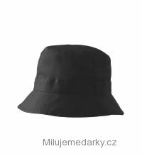 Černý plátěný klobouk classic