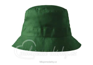 Unisex zelený plátěný klobouk classic