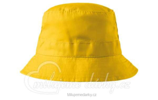 Žlutý plátěný klobouk classic
