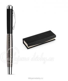 Luxusní kovové keramické pero s tečkami v dárkové krabičce