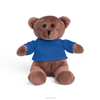 Plyšový medvídek v modrém tričku