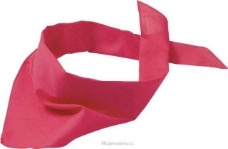Jednoduchý trojcípý šátek, růžový