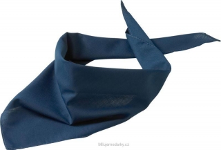 Jednoduchý trojcípý šátek, tmavě modrý