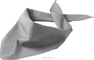 Jednoduchý trojcípý šátek, šedý