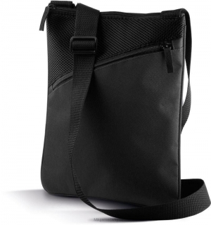 Jednoduchá univerzální taška přes rameno, 31x22cm černá