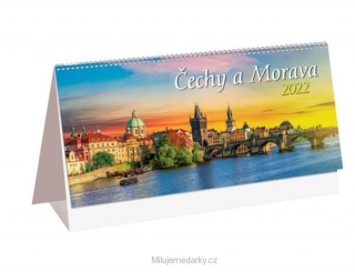 Stolní týdenní kalendář ČECHY A MORAVA, 2022