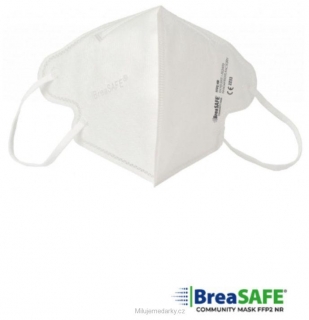 BREASAFE® COMMUNITY MASK FFP296K, velikost M, barva bílá,balení 5ks