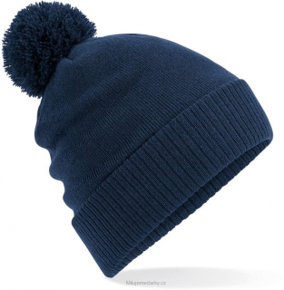 Pletená zimní čepice "Thermal Snowstar®" Beechfield tmavě modrá