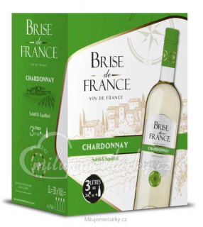 Brise de France Chardonnay 1x3l, bag in box