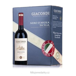 Codici Nero d'Avola Sicilia IGT, červené víno 1x5L Bag in box