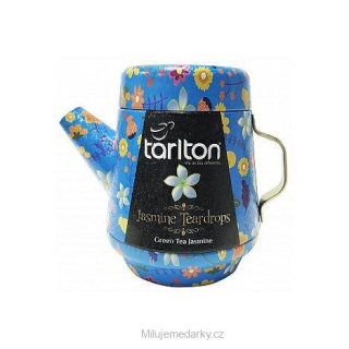 Tarlton Tea Pot Jasmine Teardrops Green Tea plechová dóza 100g